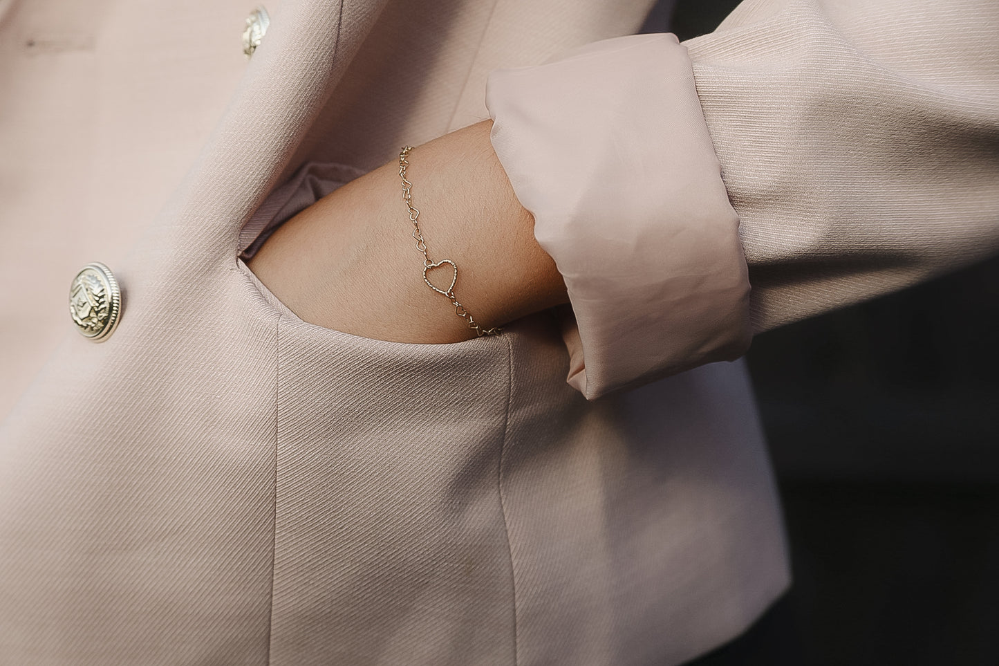 Bespoke Permanent Bracelet Experience • Sterling Silver