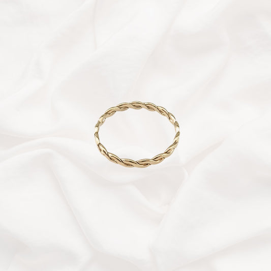 Gold Filled Woven Ring