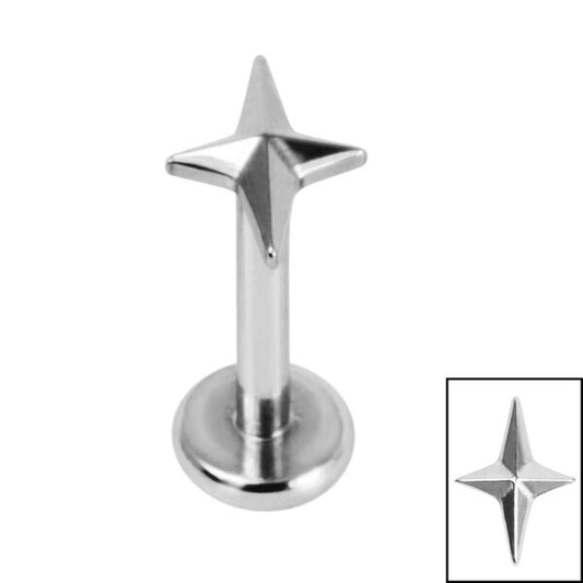 Guiding Star Labret - Silver