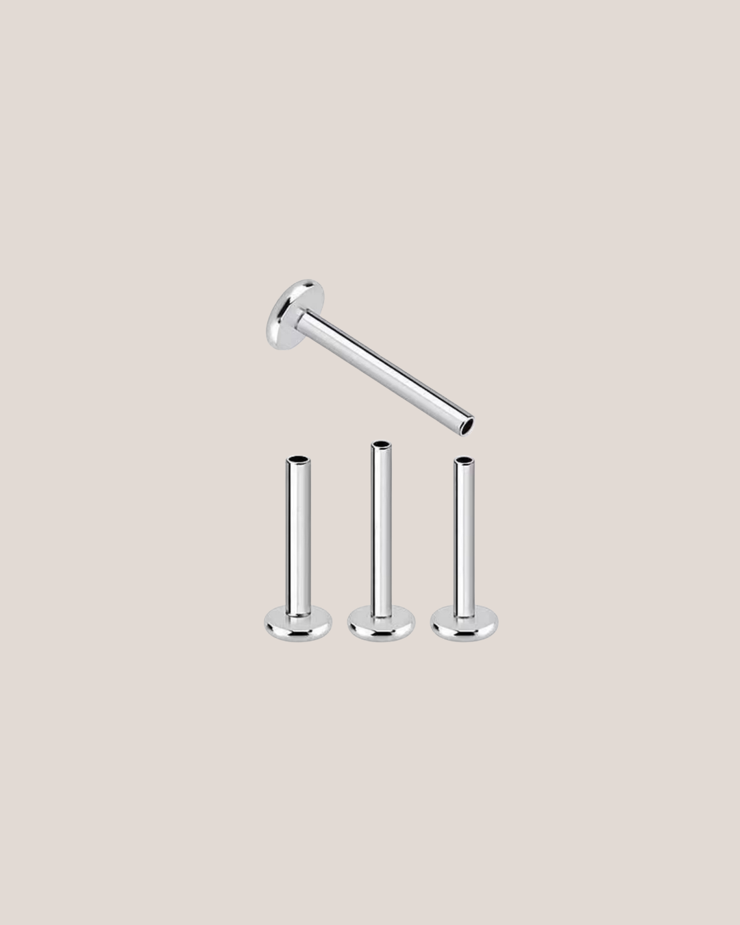 Labret Post • Internally Threaded