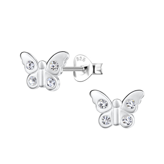 Butterfly Crystal Studs