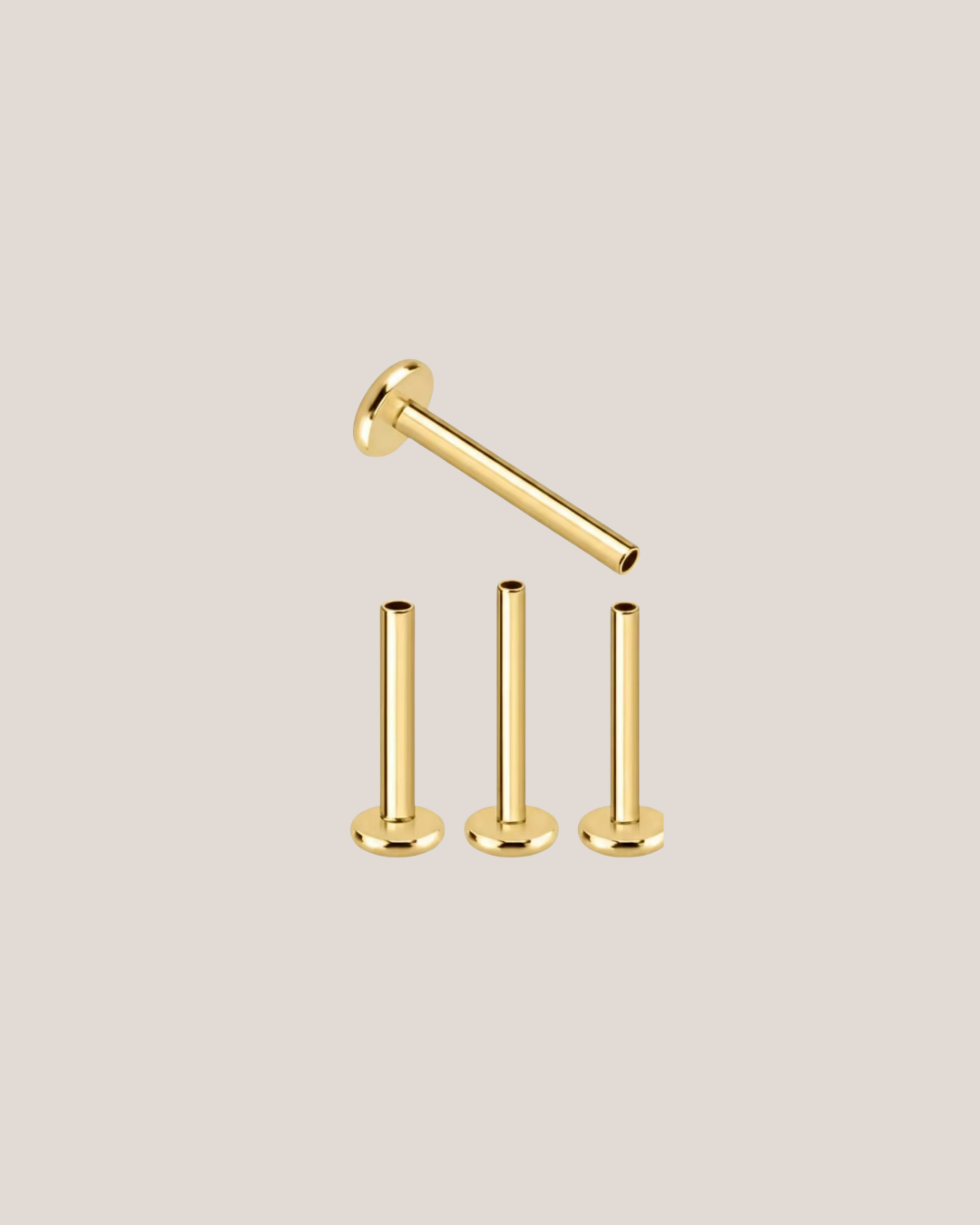 Labret Post • Internally Threaded