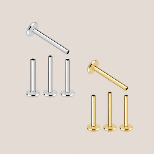 Labret Post • Internally Threaded
