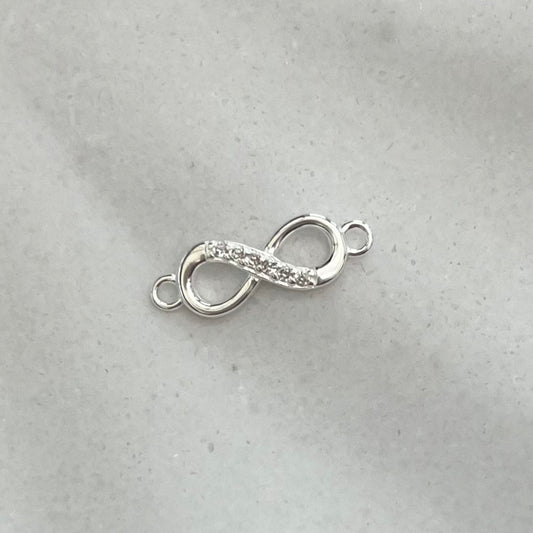 Infinity Connector • Cubic Zirconia