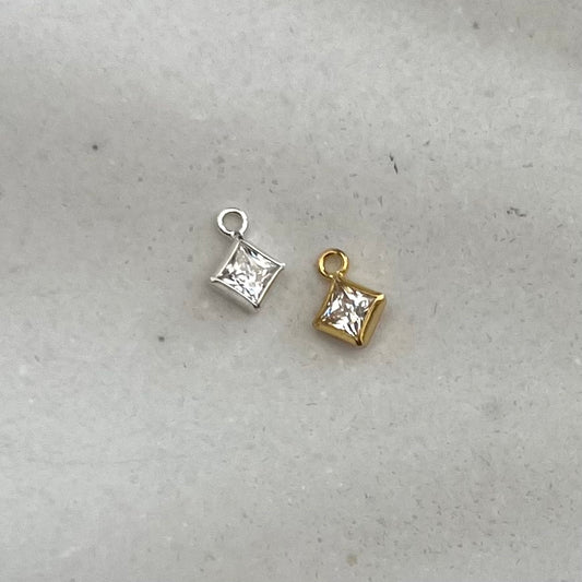 Diamond Charm • Cubic Zirconia