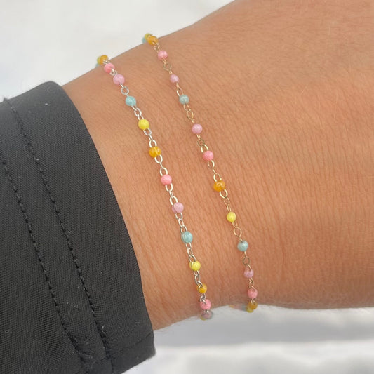 Cotton Candy Enamel • Satellite Chain