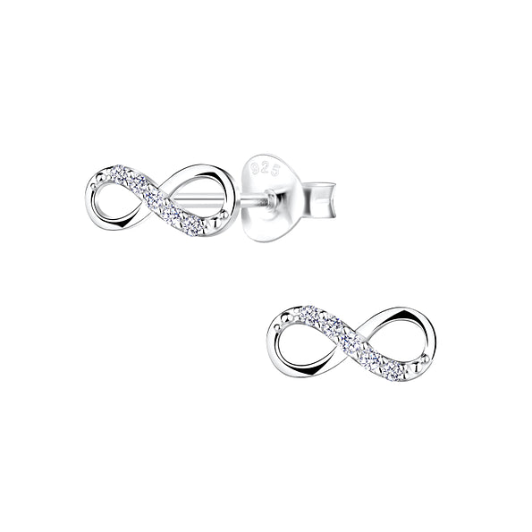 Infinity Cubic Zirconia Studs